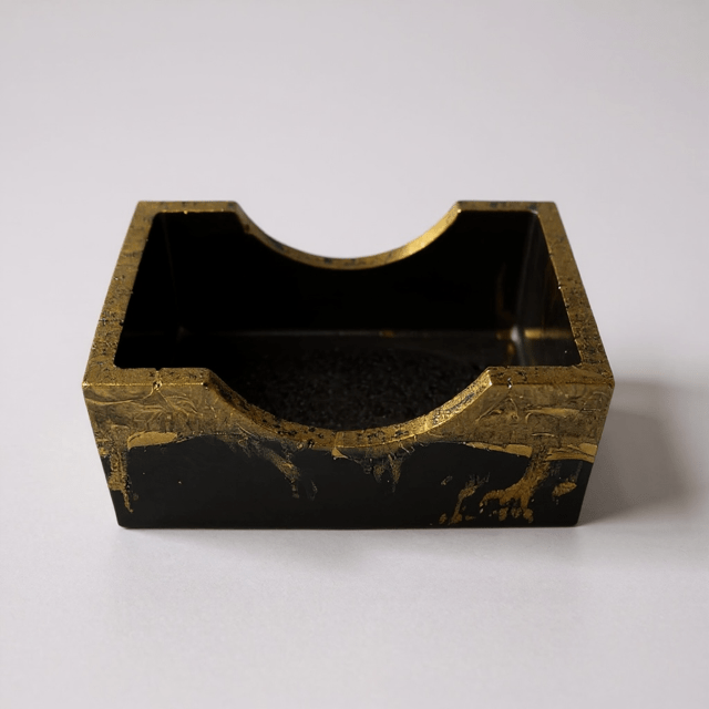 Sous - verre avec socle de rangement - Créations Joha