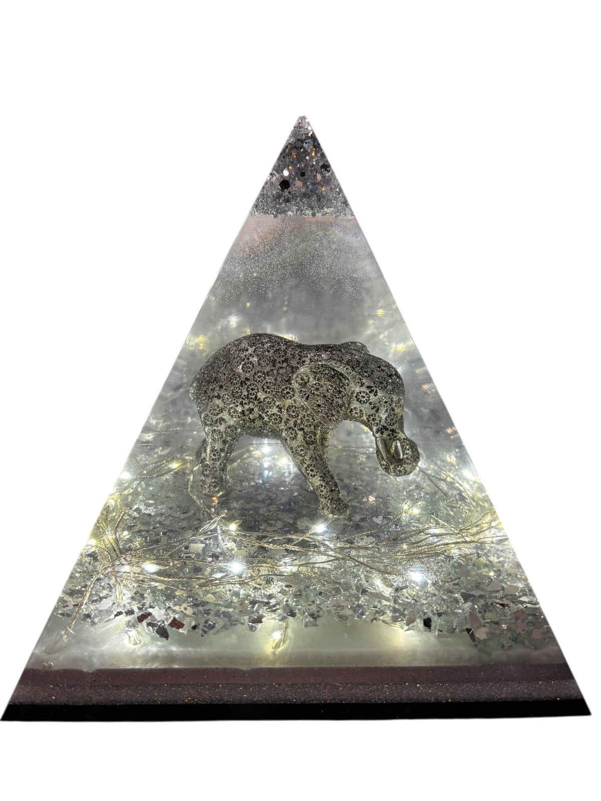 Pyramide éléphant illuminée - Créations Joha