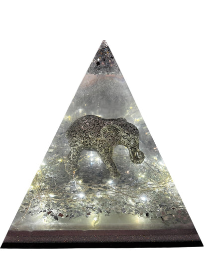 Pyramide éléphant illuminée - Créations Joha