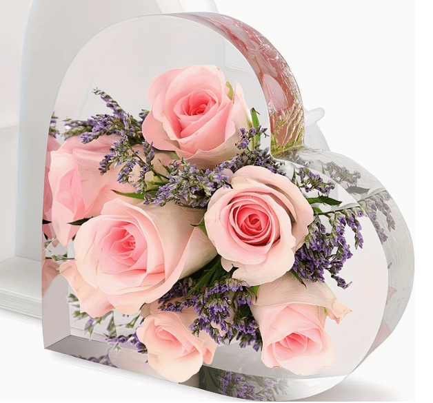 Œuvre commémorative en forme de coeur - Créations Joha