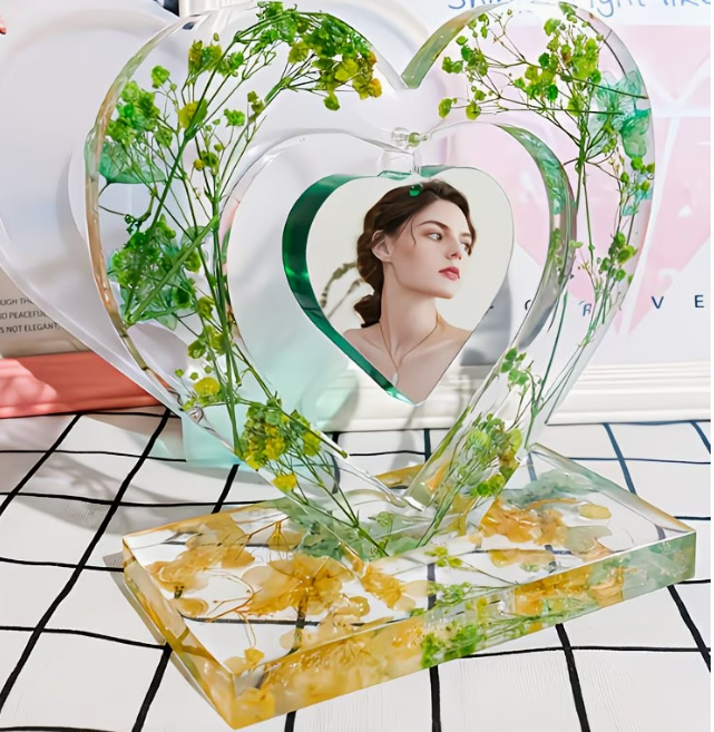 Œuvre commémorative en forme de cœur sur socle (modèle 2) - Créations Joha