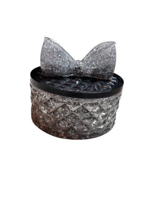 Coffret boucle avec intégration de feuilles métalliques - Créations Joha