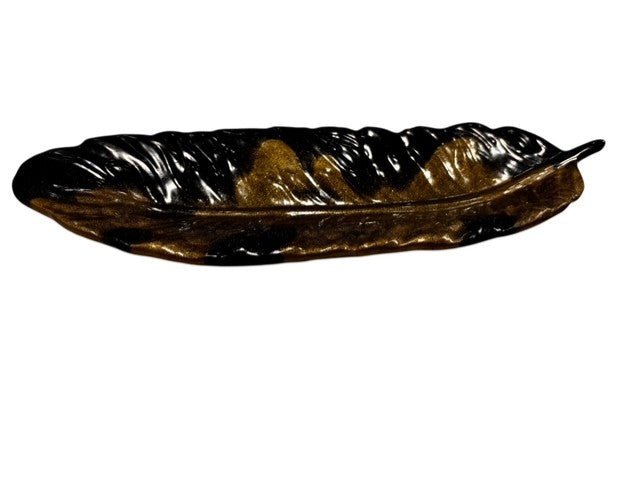 Vide - poche en forme de feuille marbré - Créations Joha