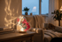 Lampe florale coeur - Créations Joha