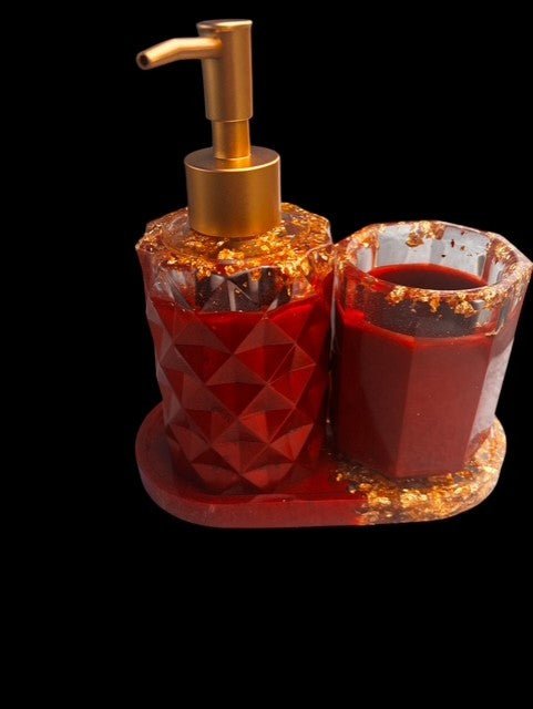 Ensemble pompe savon à mains - Créations Joha