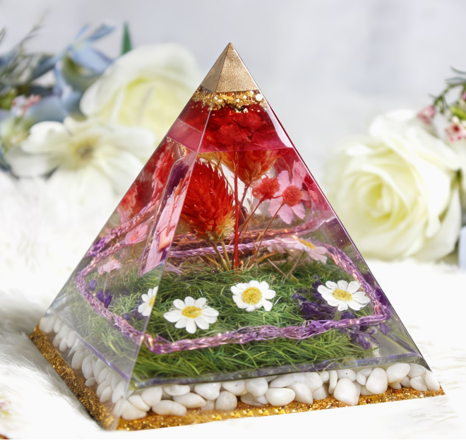 Œuvre commémorative en forme de pyramide - Créations Joha