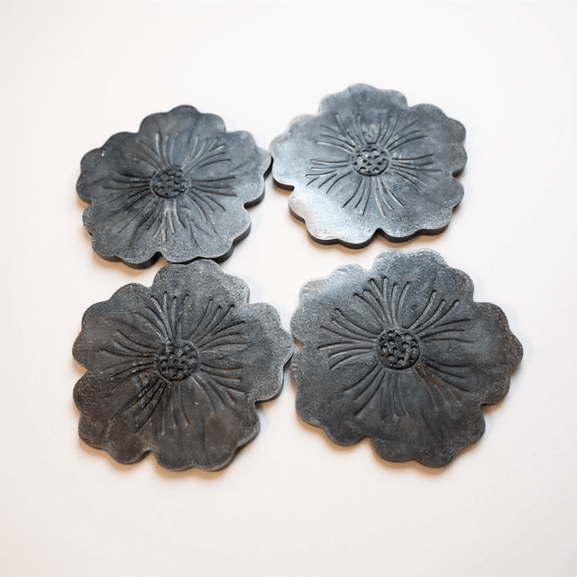 Sous - verre fleur - Créations Joha