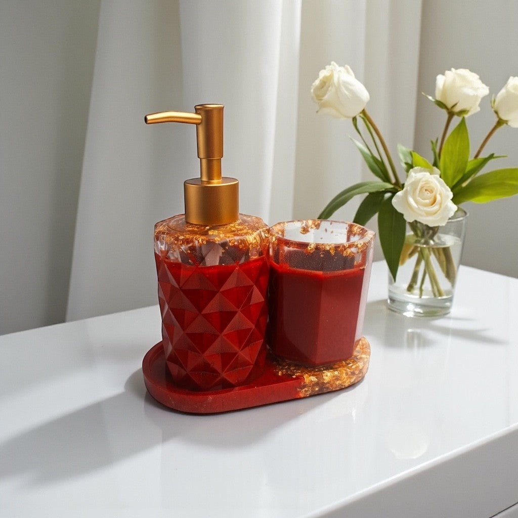 Ensemble pompe savon à mains - Créations Joha